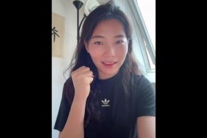 沈梦露为家乡淮安队加油：秉持比赛第1友谊第14的精神，越战越勇